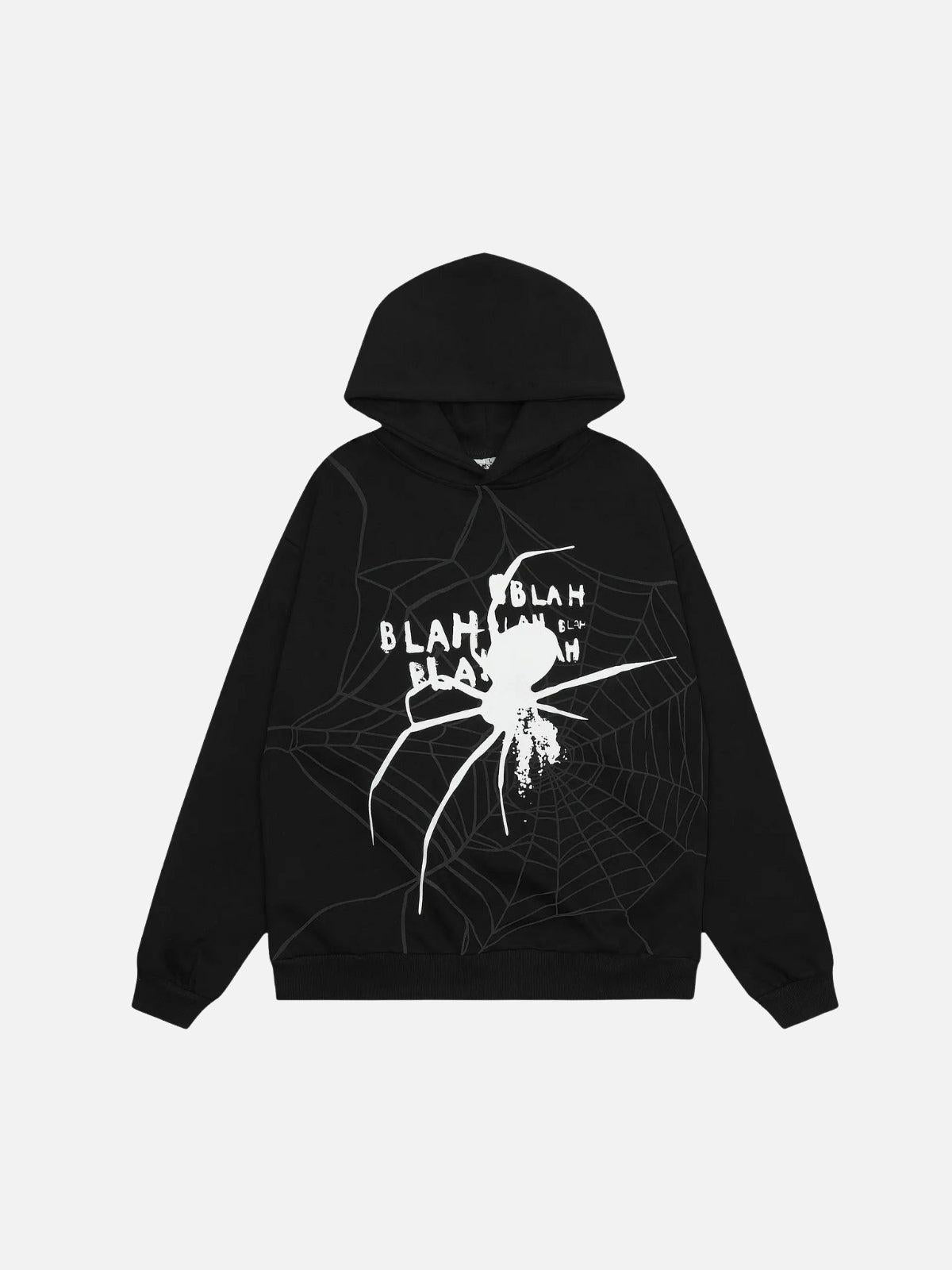 Concert Outfit Spider Shadow Print Hoodie