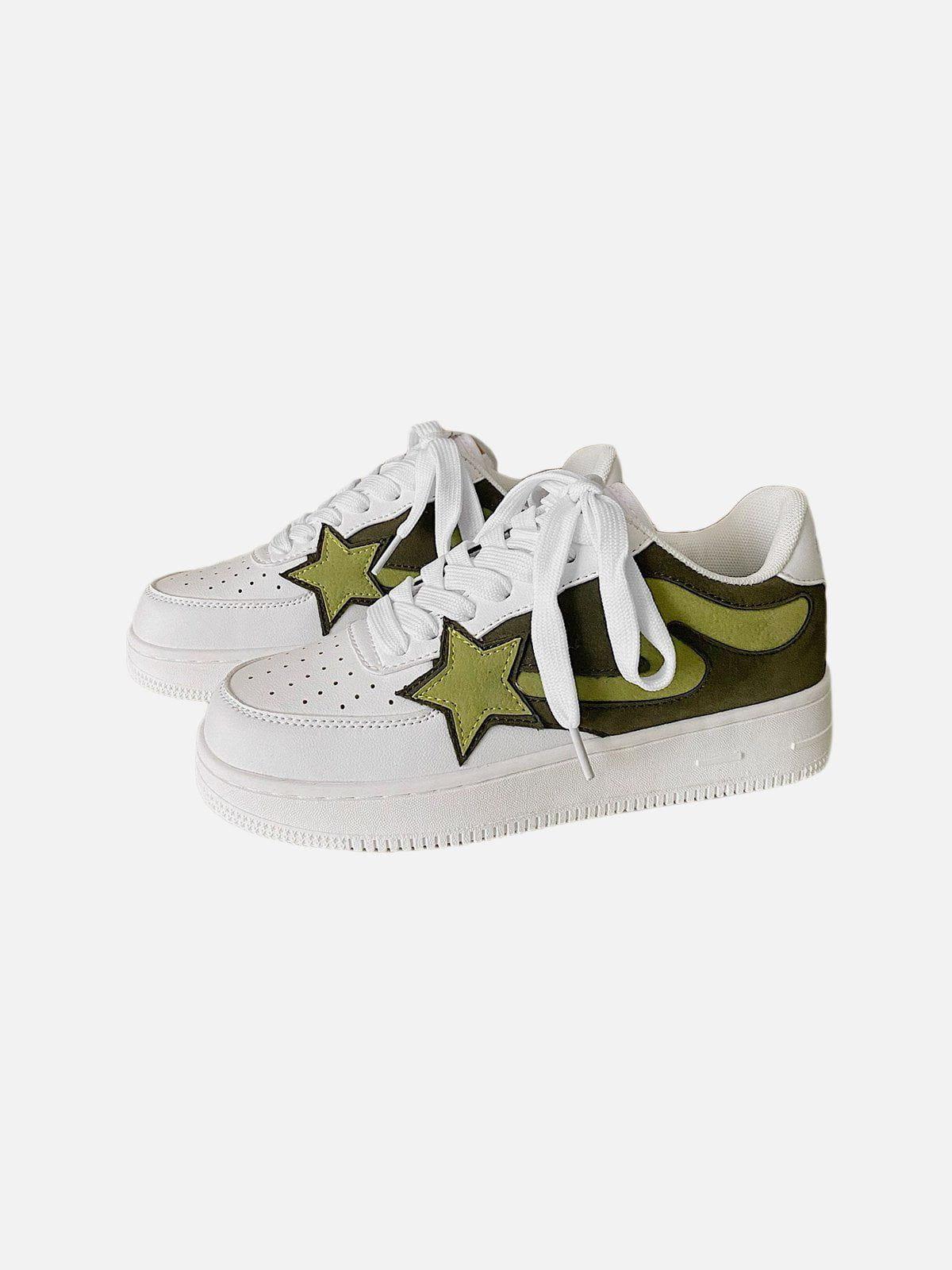 Concert Outfit Star Color Matching Casual Shoes
