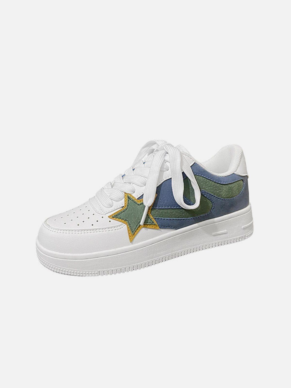 Concert Outfit Star Color Matching Casual Shoes