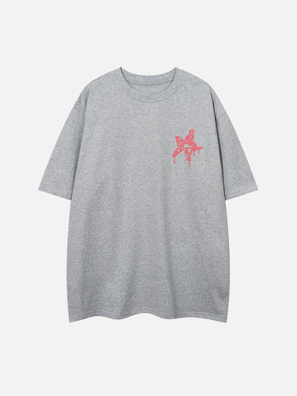 Concert Outfit Star Foam Print Tee