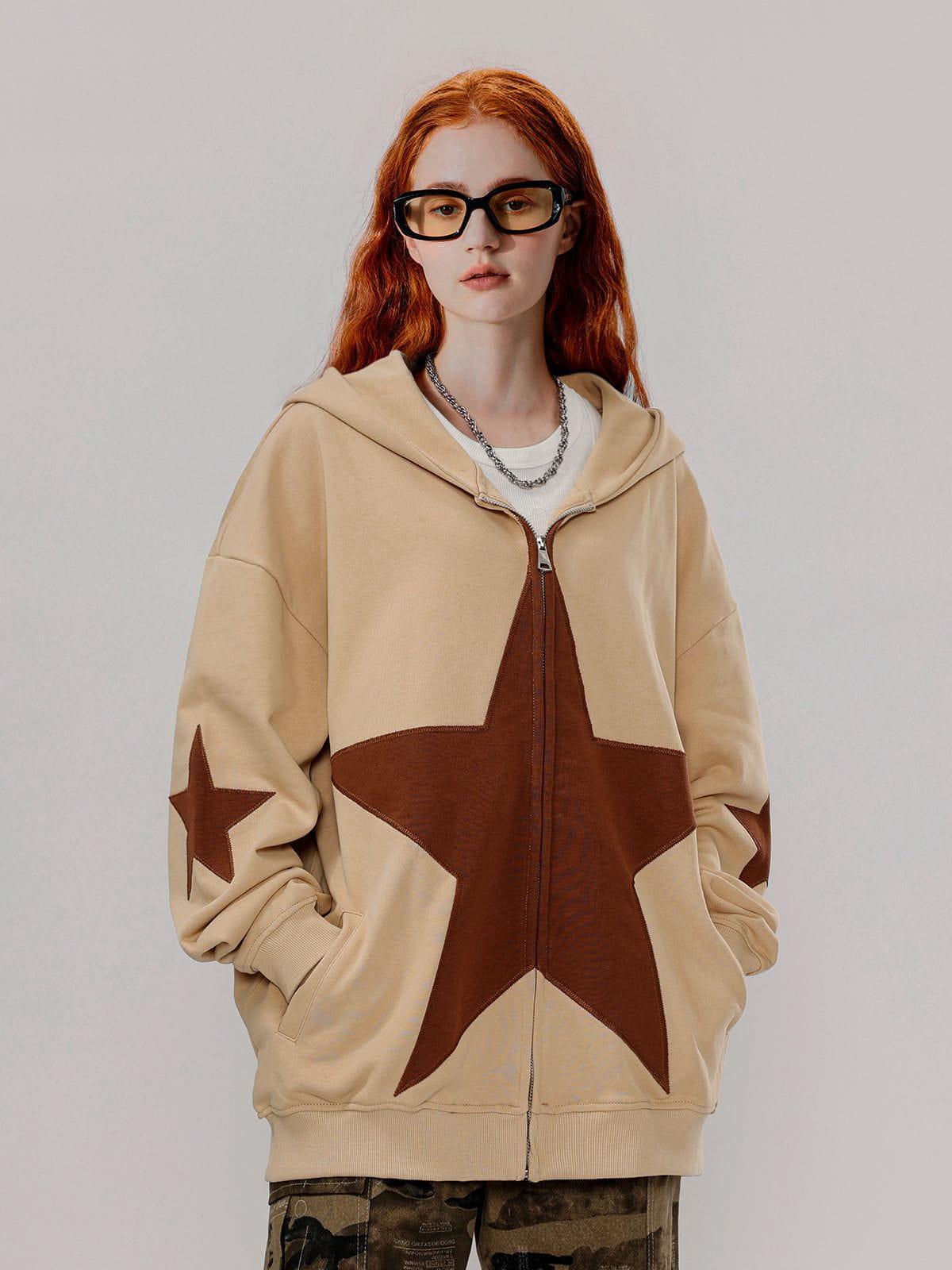 Concert Outfit Star Graphic Print Hoodie