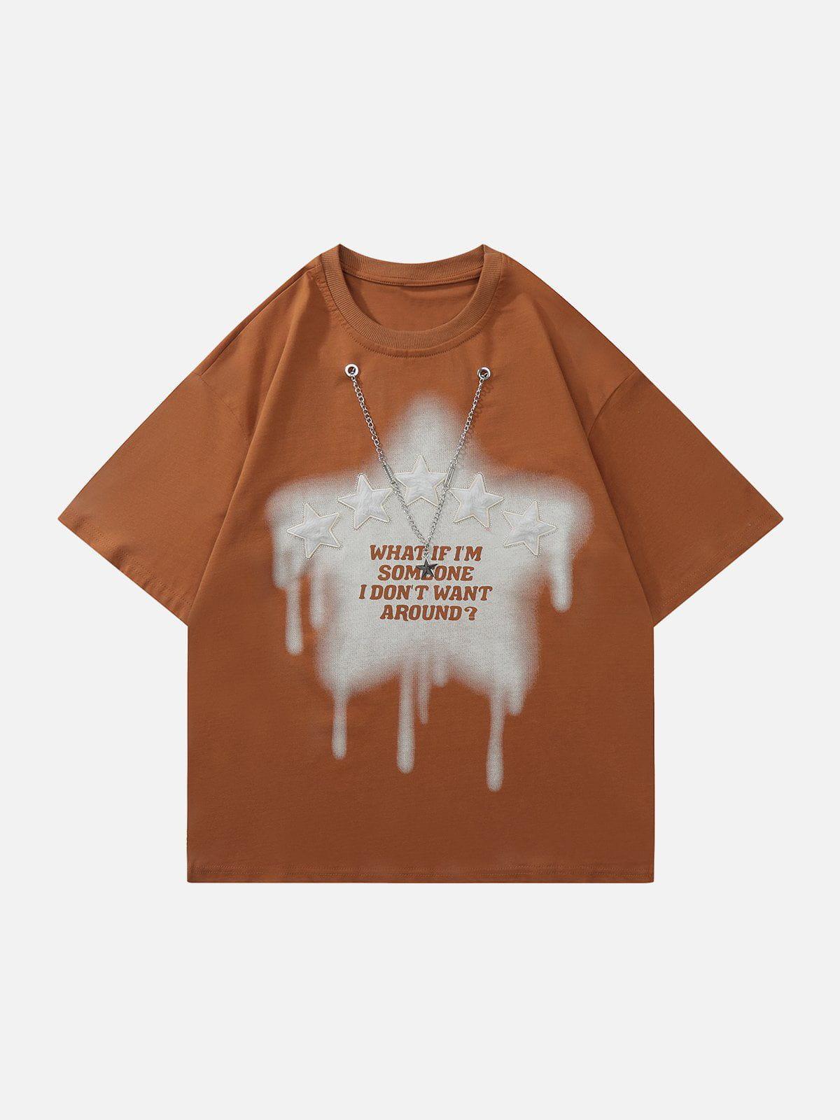 Concert Outfit Star Necklace Tee