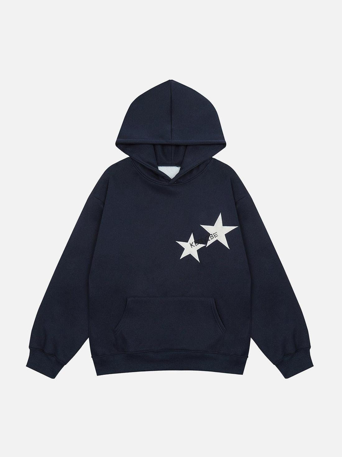 Concert Outfit Star Print Hoodie 'KENVIBE'