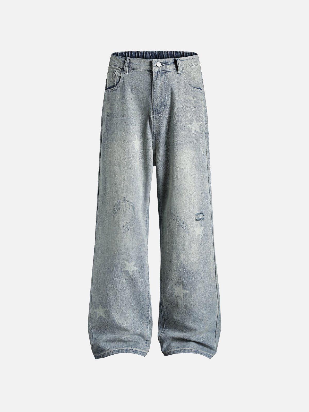 Concert Outfit Star Print Jeans