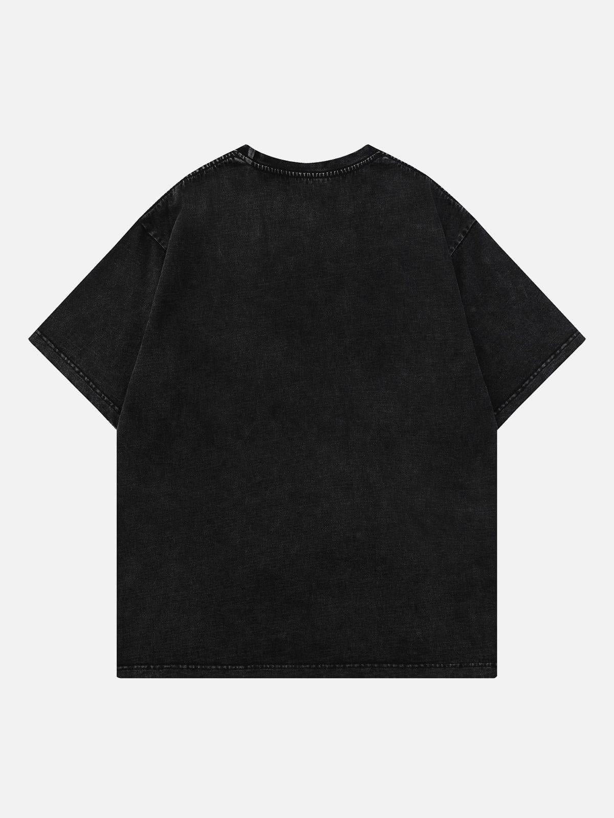 Concert Outfit Star Print Washed Tee
