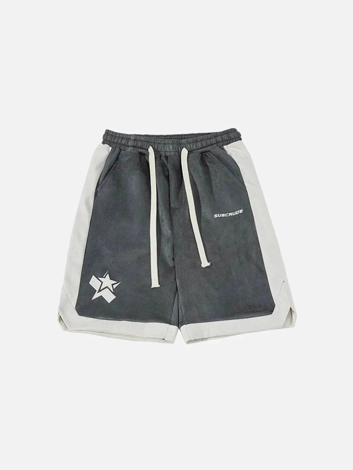Concert Outfit Stereoscopic Star Suede Shorts