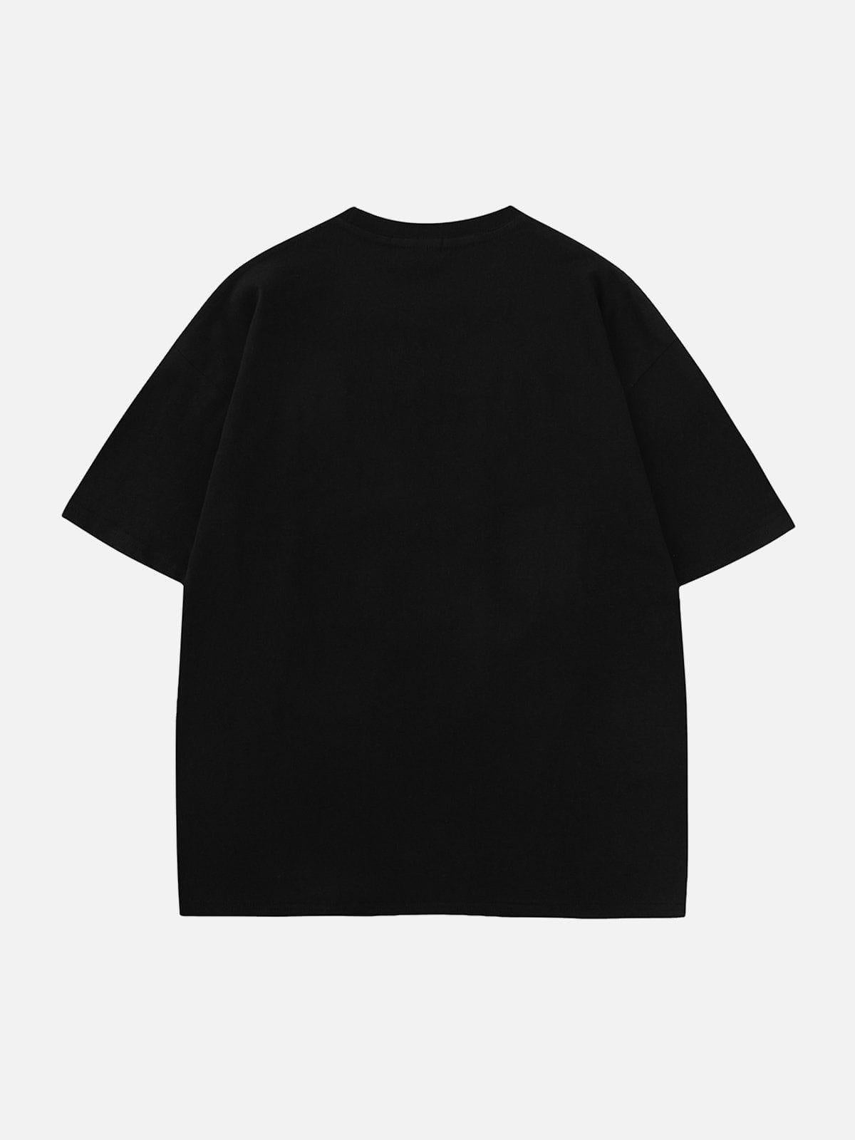Concert Outfit Strawberry Embroidery Tee
