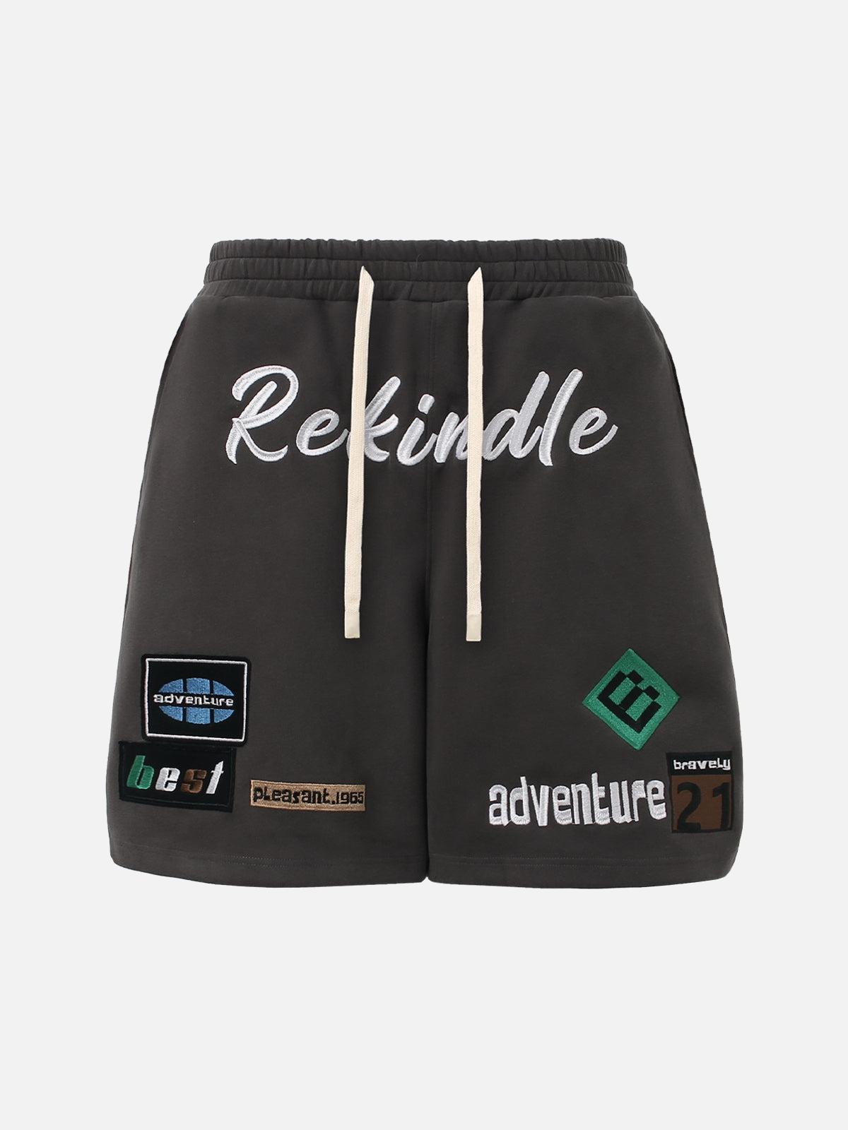 Concert Outfit Street Graphic Drawstring Shorts