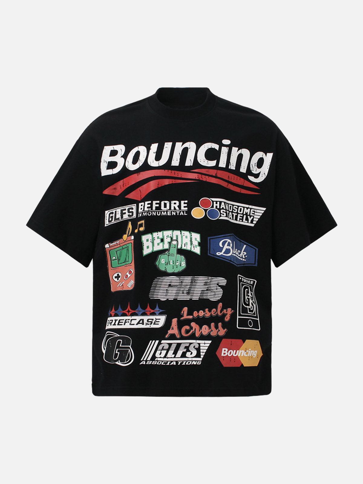 Concert Outfit Street Graphic Print T-Shirt