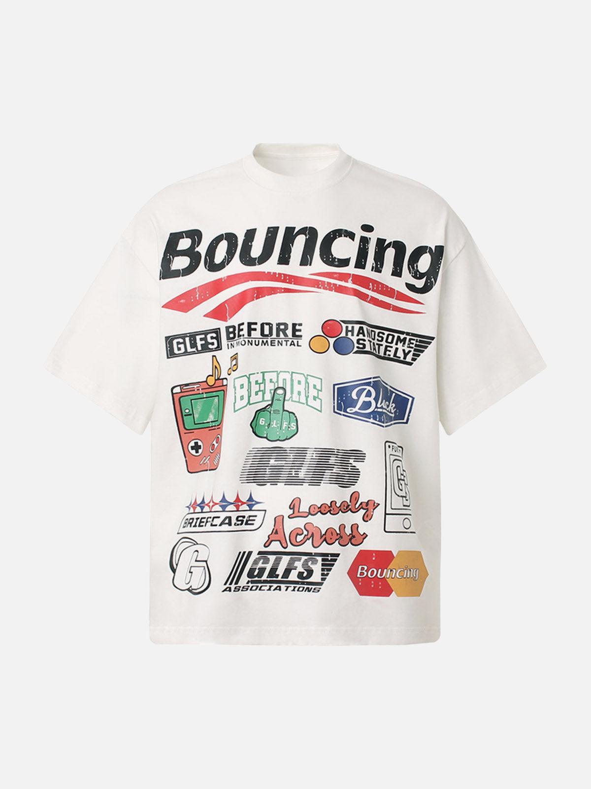 Concert Outfit Street Graphic Print T-Shirt