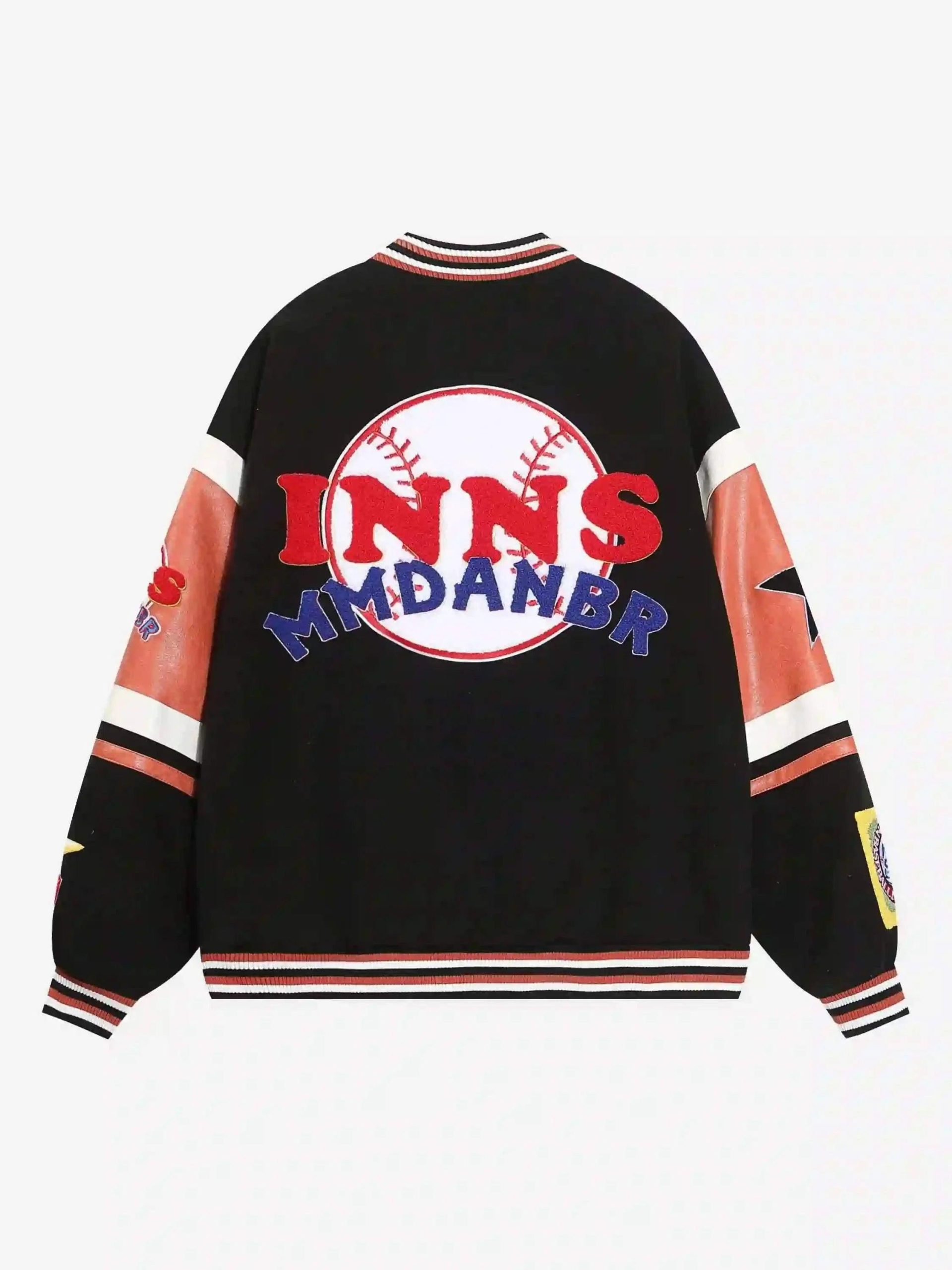 Concert Outfit Street Patchwork Embroidered Baseball Jacket