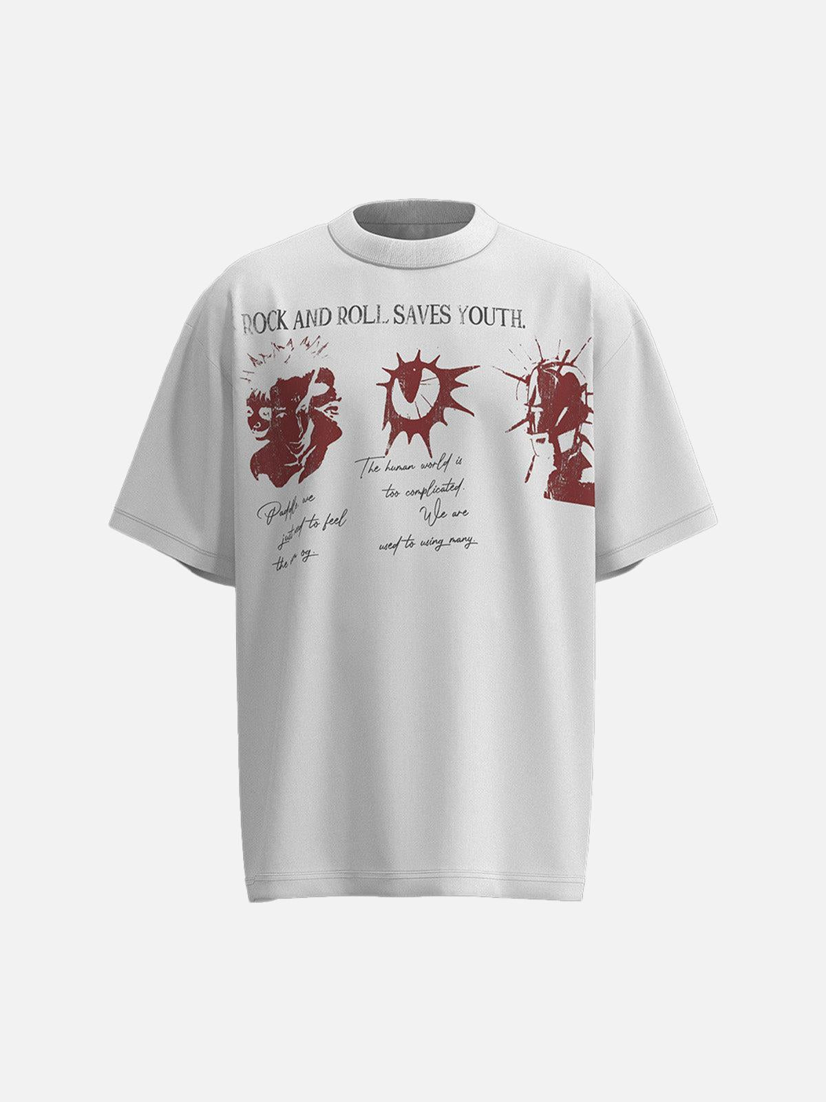 Concert Outfit Street Rock & Roll Graphic T-Shirt