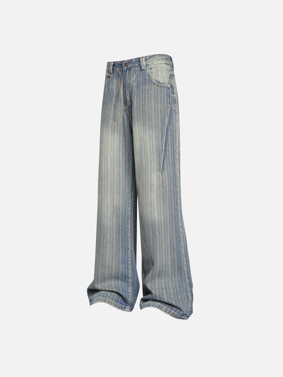 Concert Outfit Stripe Washed Jeans