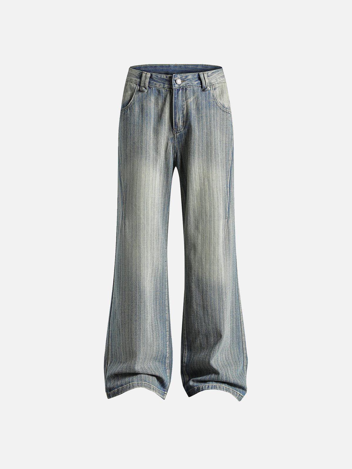 Concert Outfit Stripe Washed Jeans