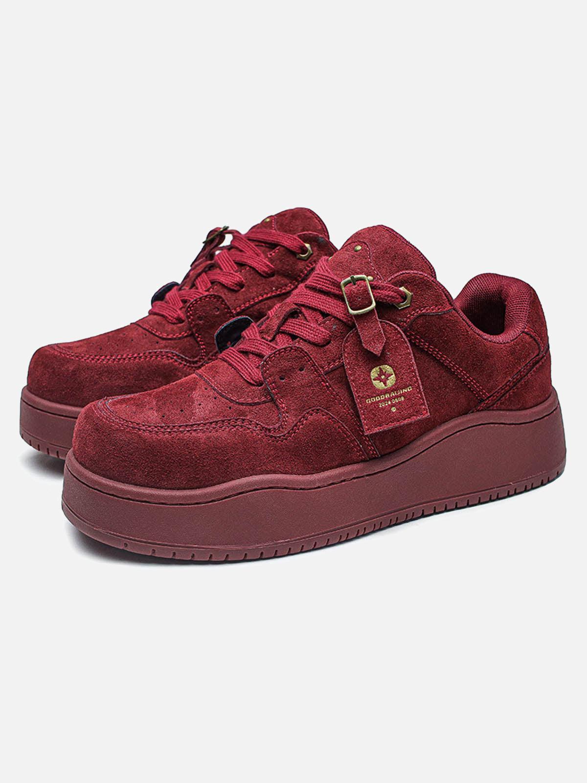Concert Outfit Suede Low-Top Skate Shoes