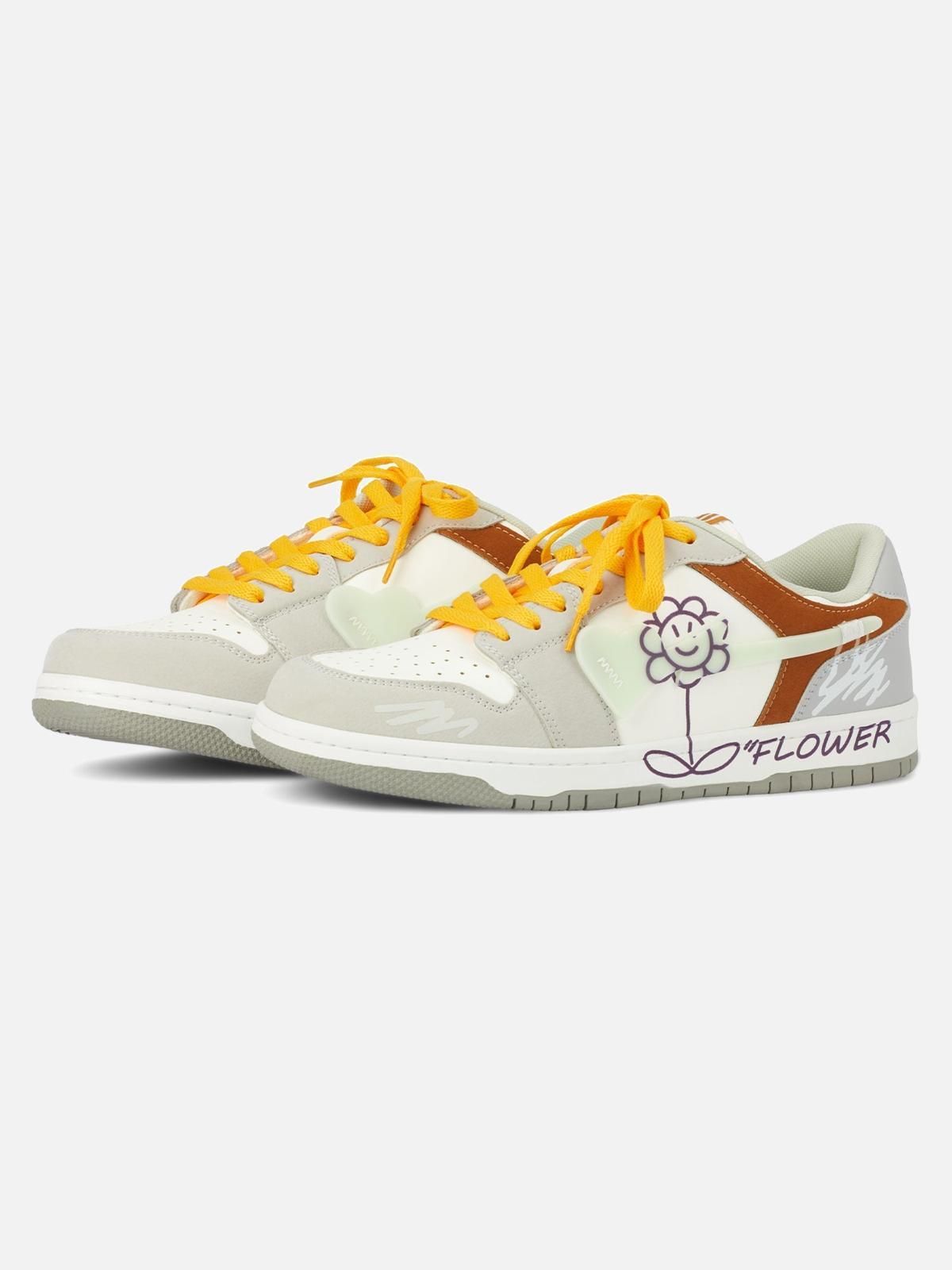 Concert Outfit Sunflower Hip-Hop Skate Shoes