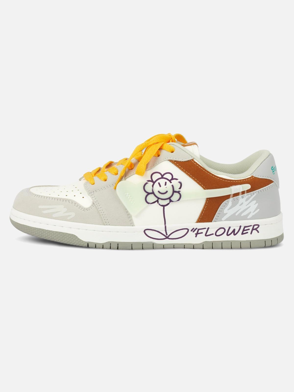 Concert Outfit Sunflower Hip-Hop Skate Shoes