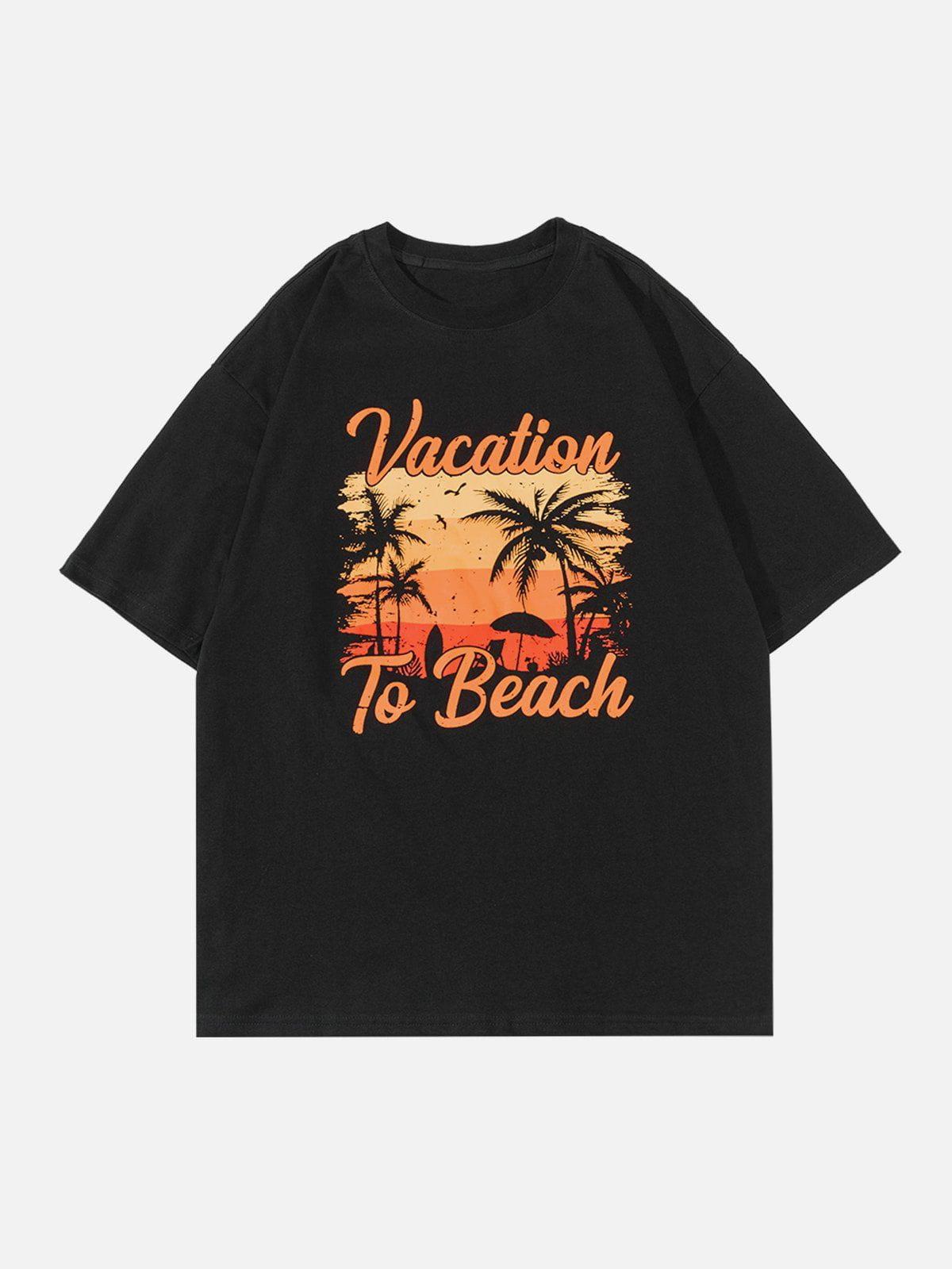 Concert Outfit Sunset Print Tee