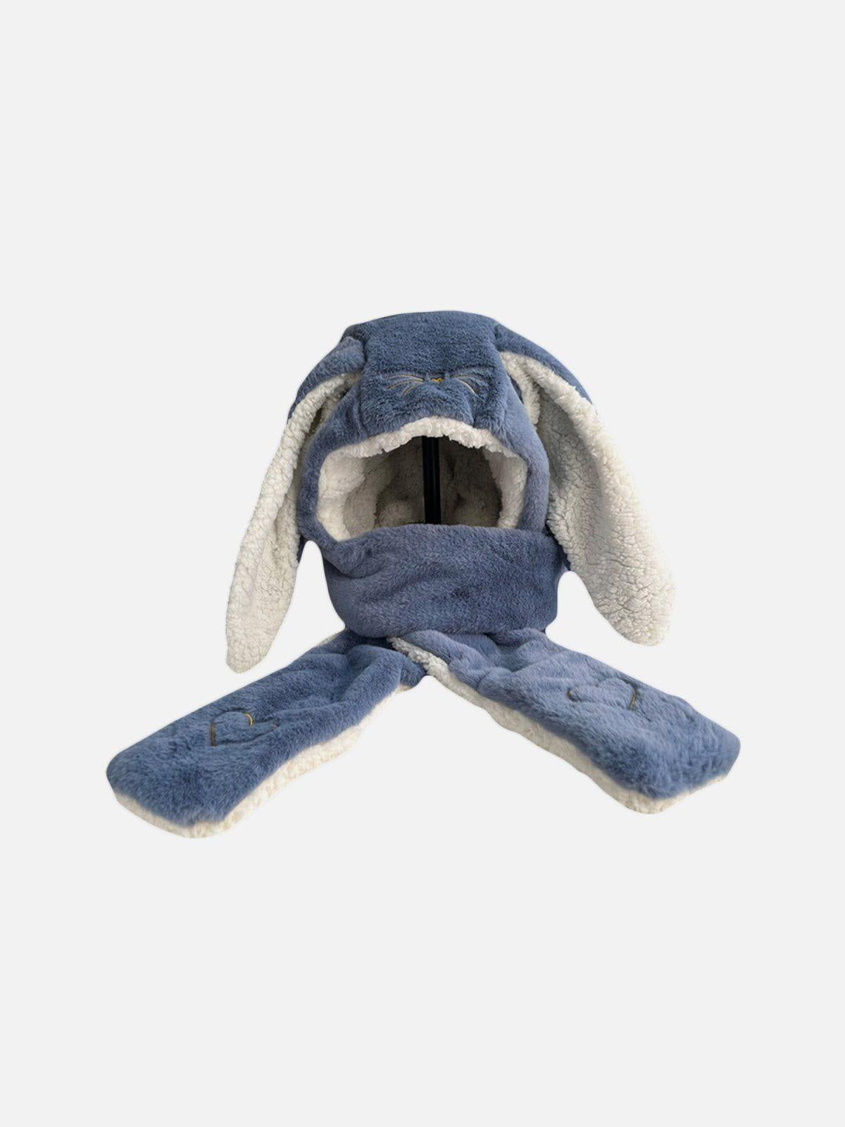 Concert Outfit Three In One Big Ear Warmth Gloves Scarf Hat