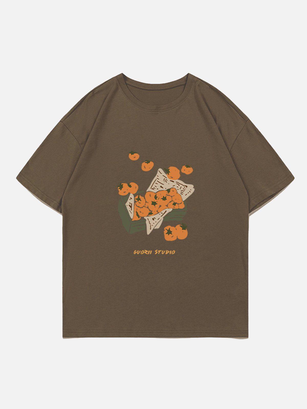 Concert Outfit Tomatoes Print Tee