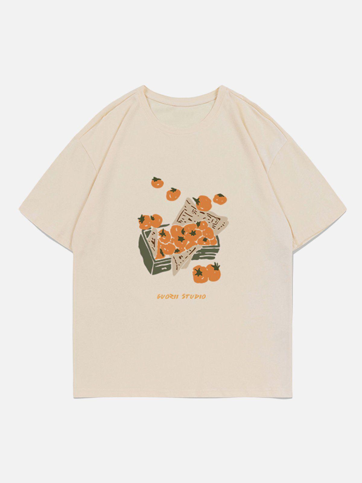 Concert Outfit Tomatoes Print Tee