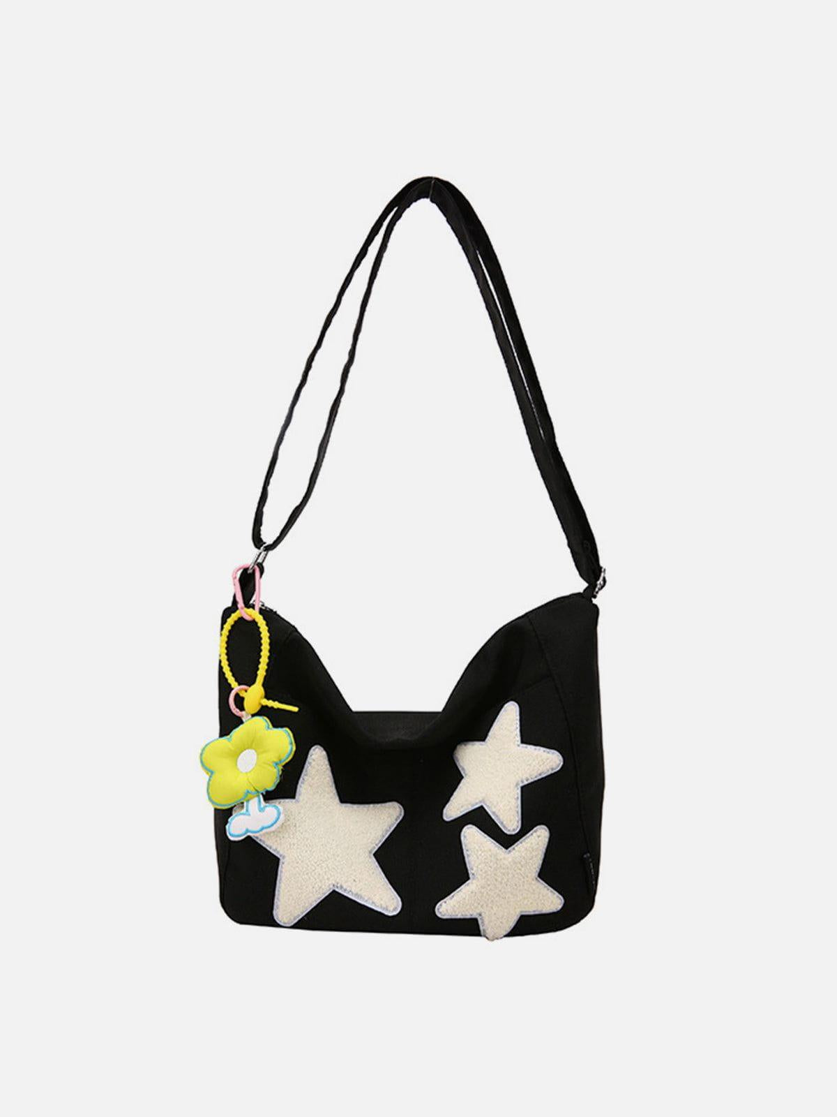 Concert Outfit Towel Embroidery Star Shoulder Bag
