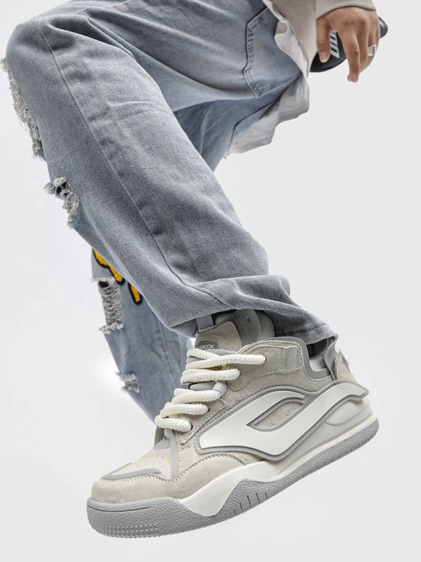 Concert Outfit Trendy And Versatile Thick-Soled Board Shoes