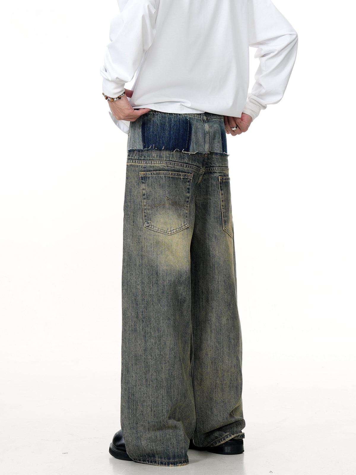 Concert Outfit Two Layer Loose Jeans