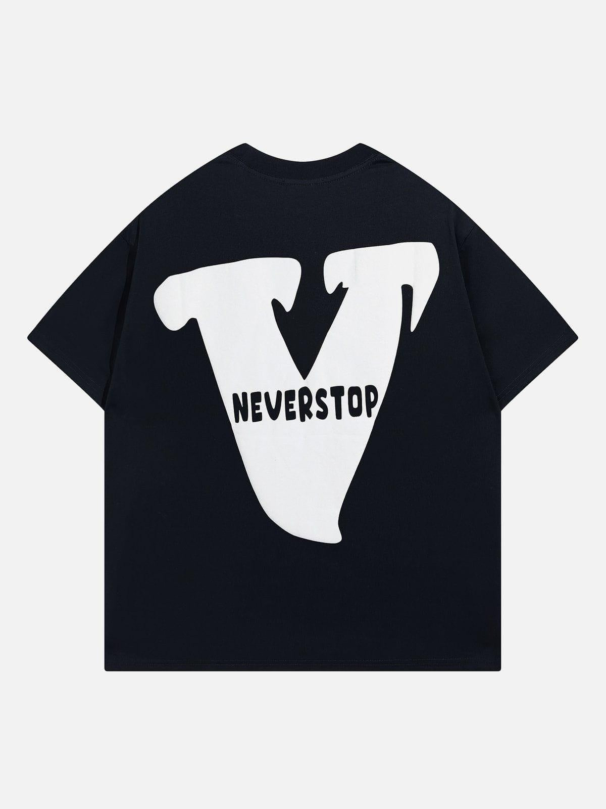 Concert Outfit V Graphic Print Tee