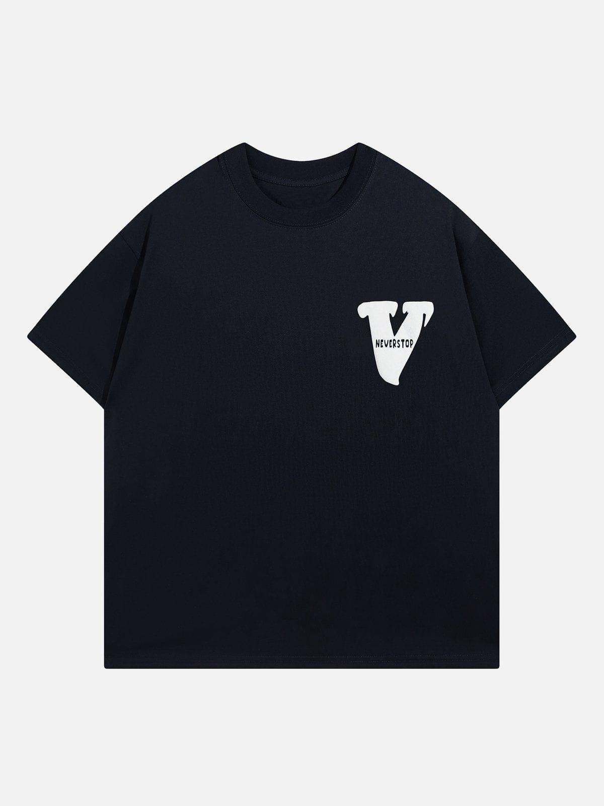 Concert Outfit V Graphic Print Tee