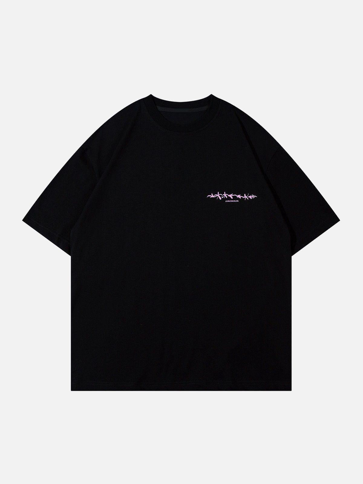 Concert Outfit Vegetable Fruit Print Tee