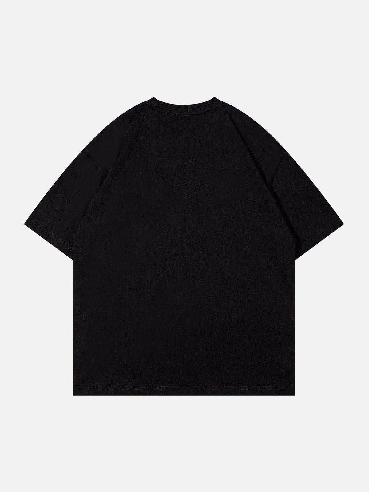 Concert Outfit Vintage Cartoon Print Tee
