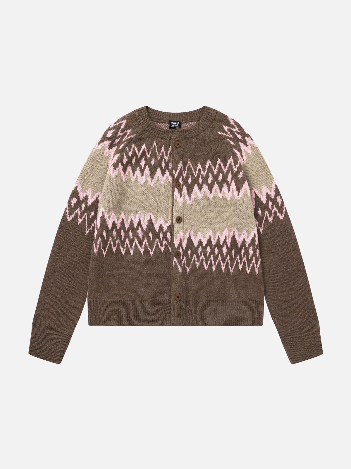 Concert Outfit Vintage Color of Flowers Sweater