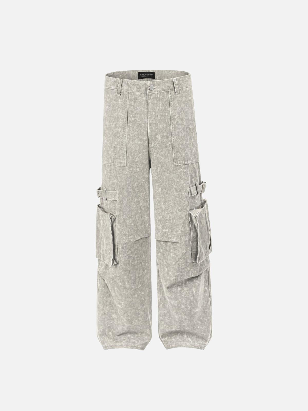 Concert Outfit Vintage High Street Side Big Pocket Pant