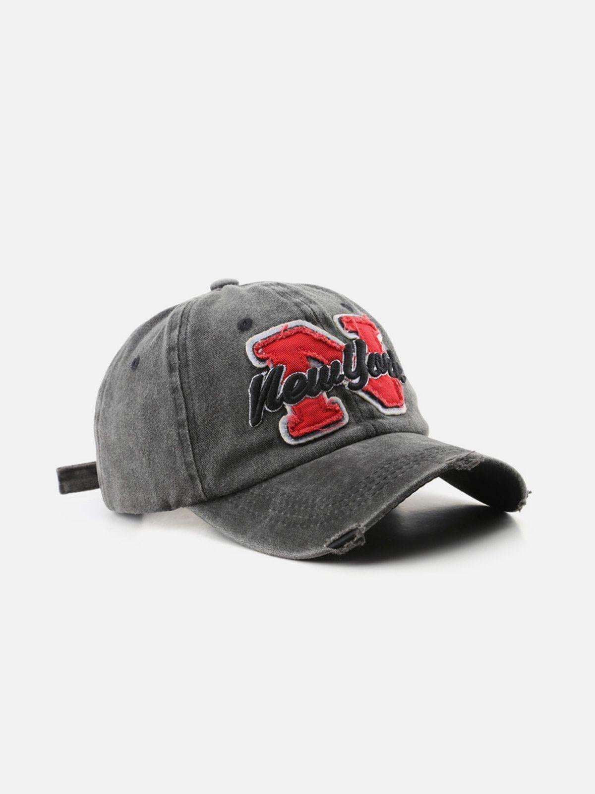 Concert Outfit Vintage Letter 'N' Baseball Cap