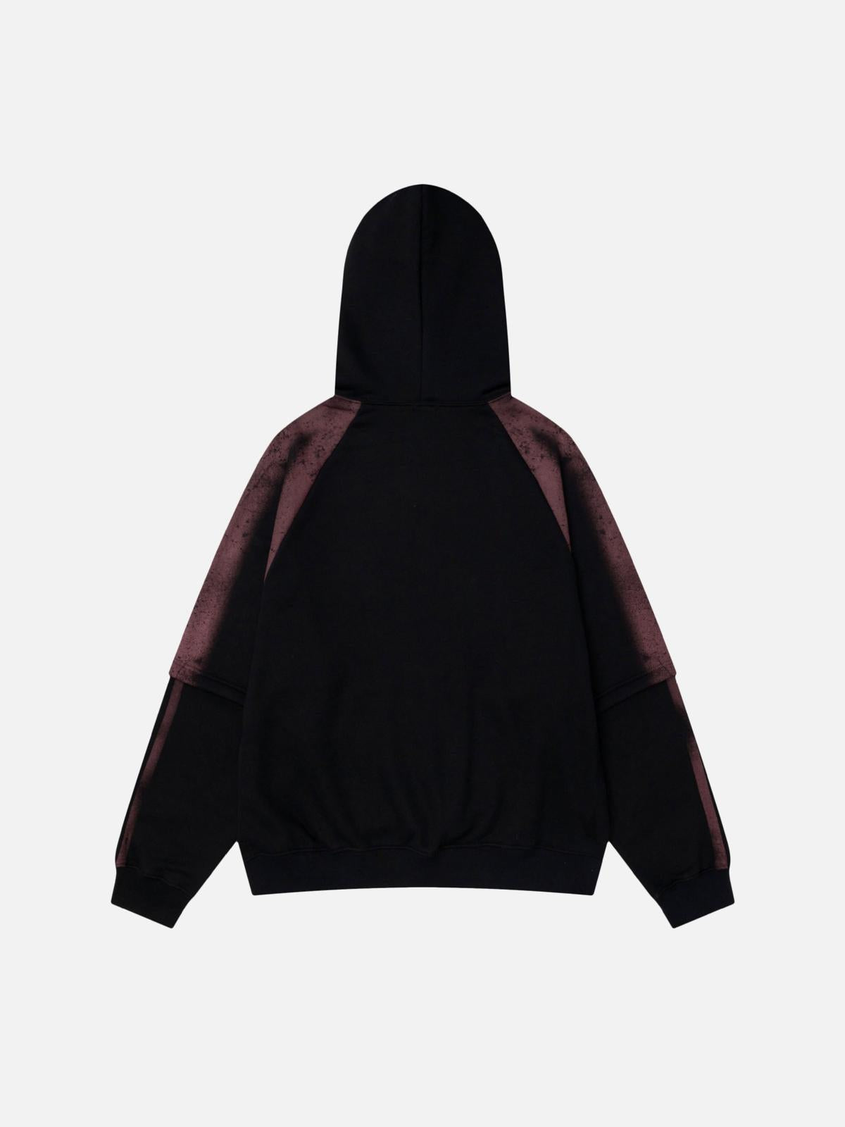 Concert Outfit Vintage Letter Print Hip-Hop Hoodie