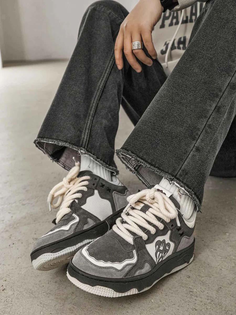 Concert Outfit Vintage Niche Casual Couple Skate Shoes