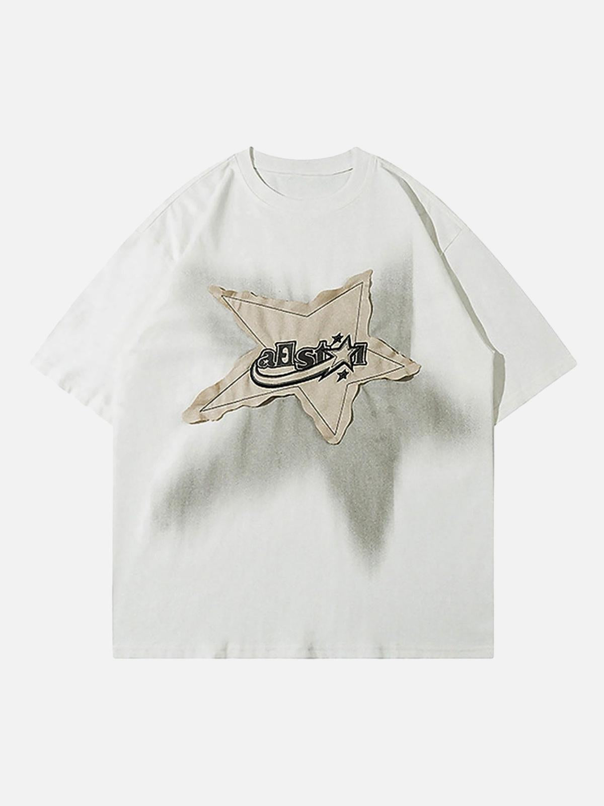 Concert Outfit Vintage Star Loose T-Shirt