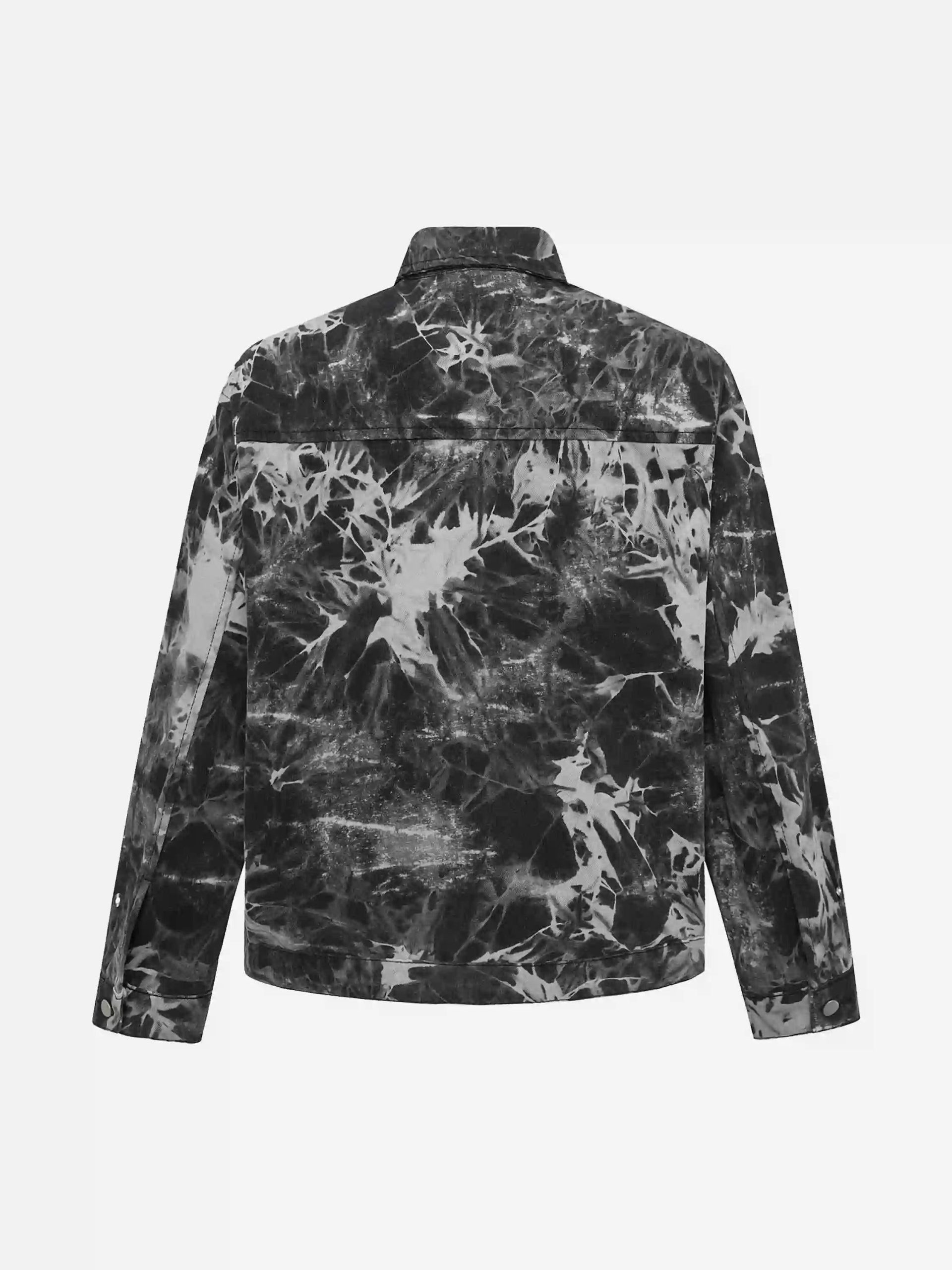 Concert Outfit Vintage Tie-Dye Denim Jacket