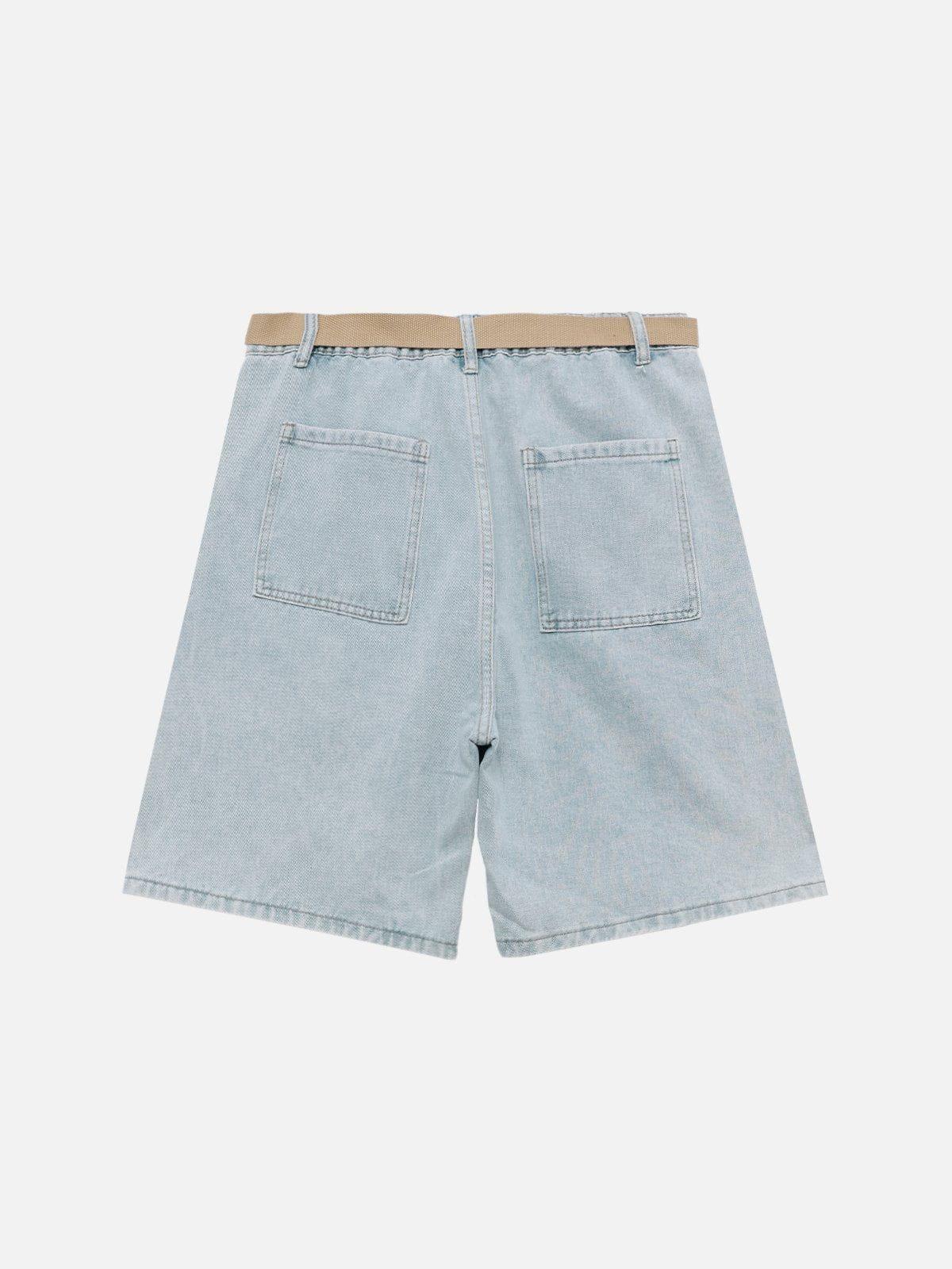 Concert Outfit Vintage Washed Belt Jorts