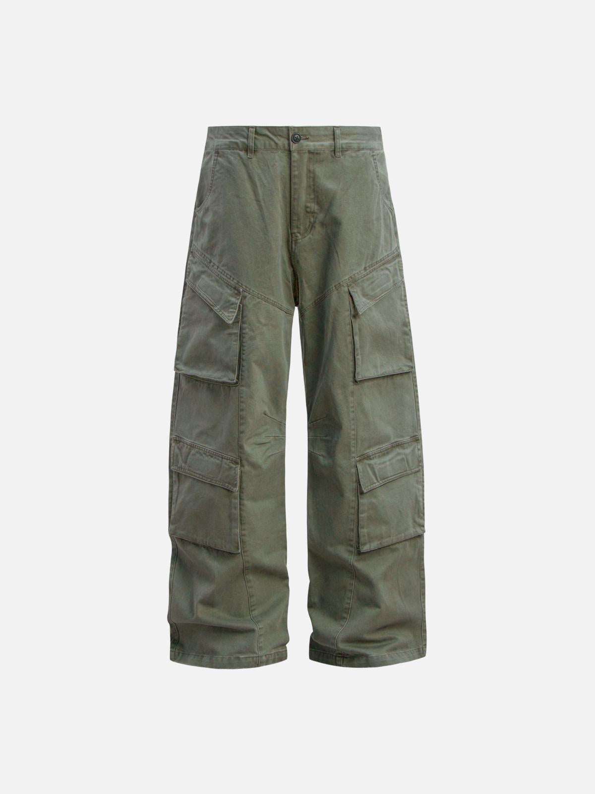 Concert Outfit Vintage Washed Distressed Cargo Pants