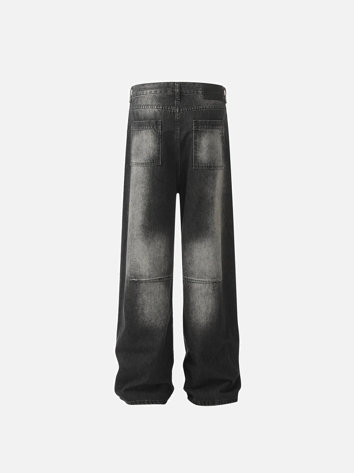 Concert Outfit Vintage Washed Distressed Jeans