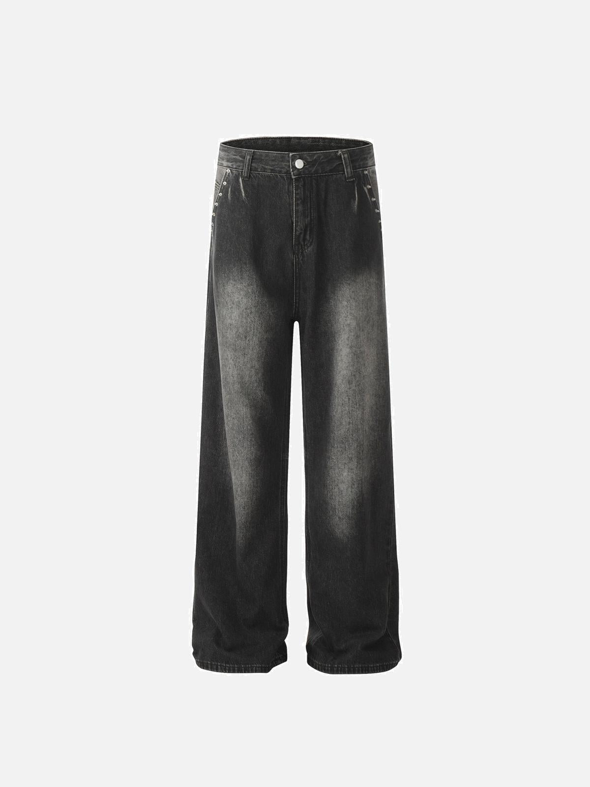 Concert Outfit Vintage Washed Distressed Jeans