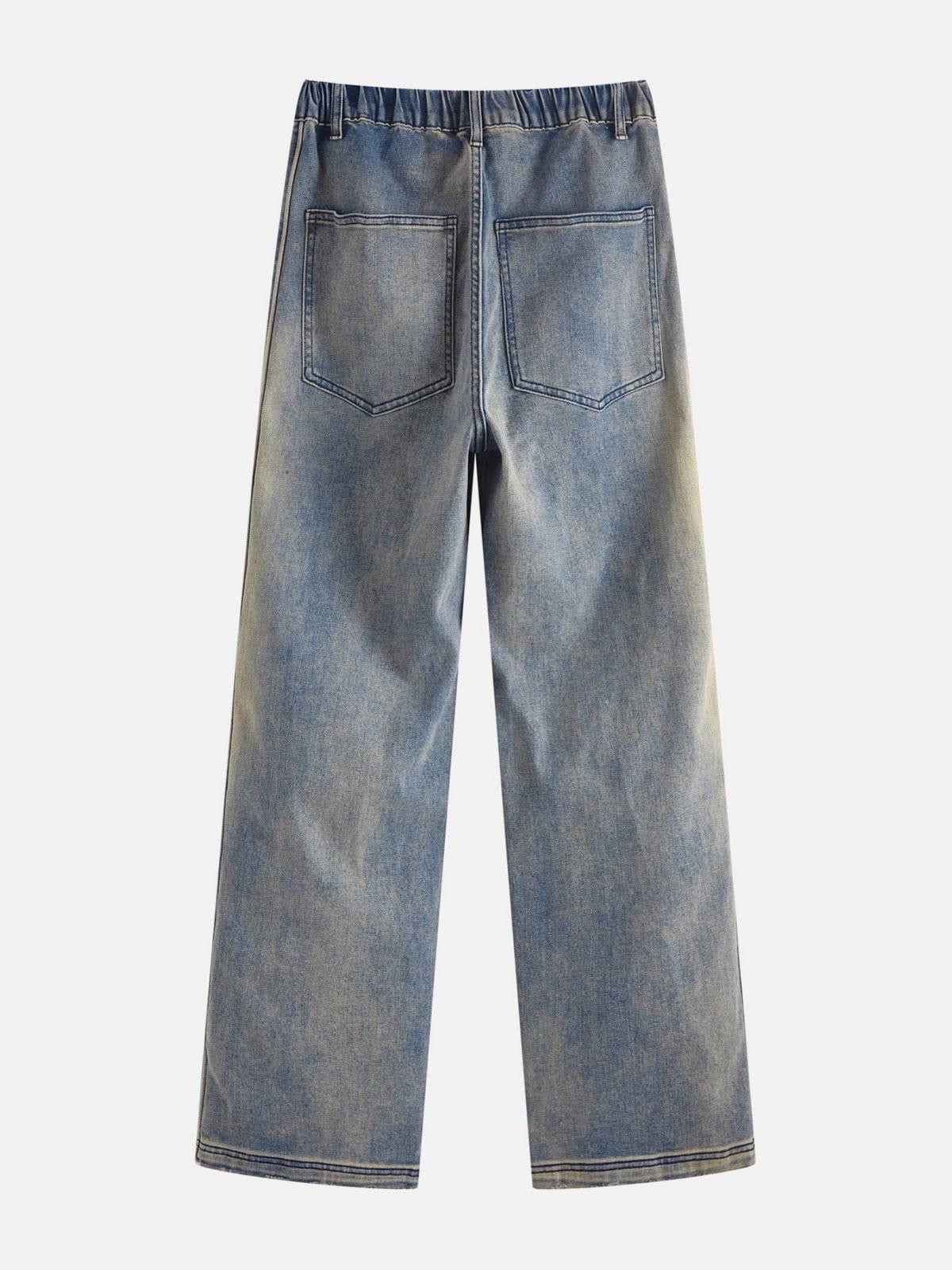 Concert Outfit Vintage Washed Jeans