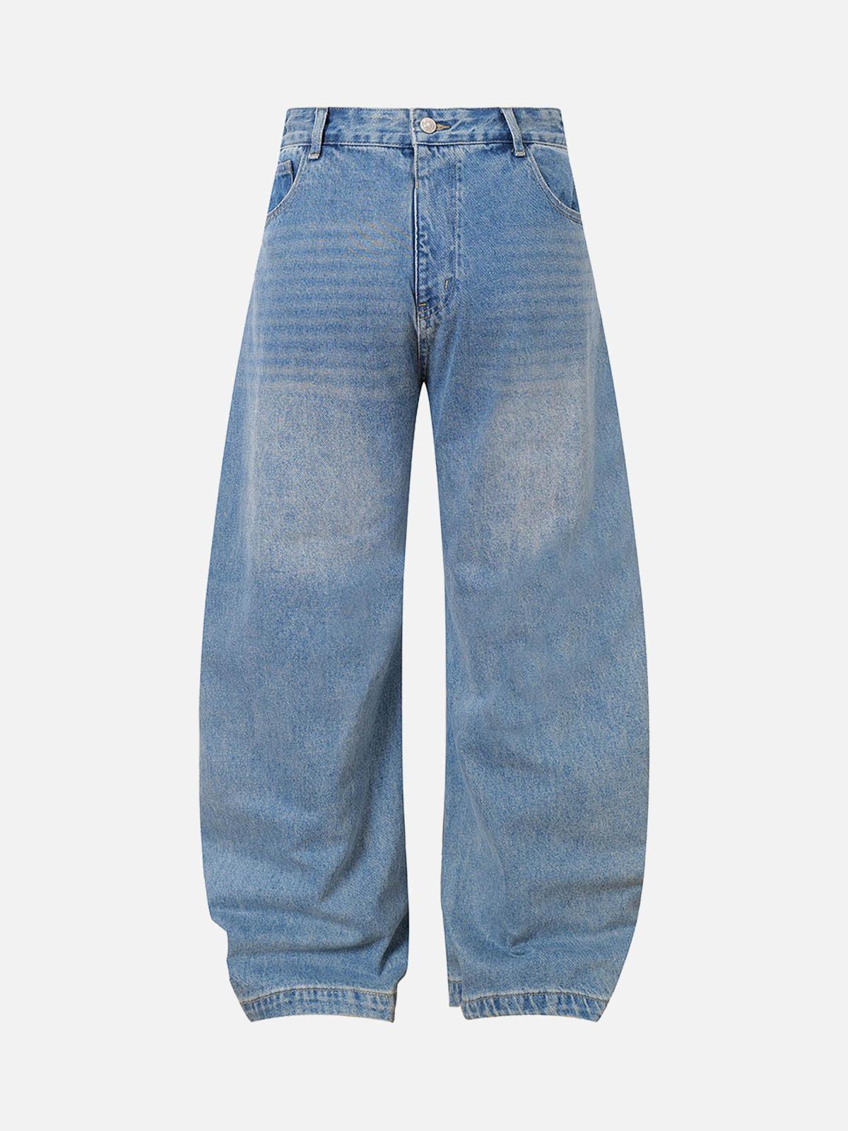 Concert Outfit Washed Cleanfit  Barrel Jeans