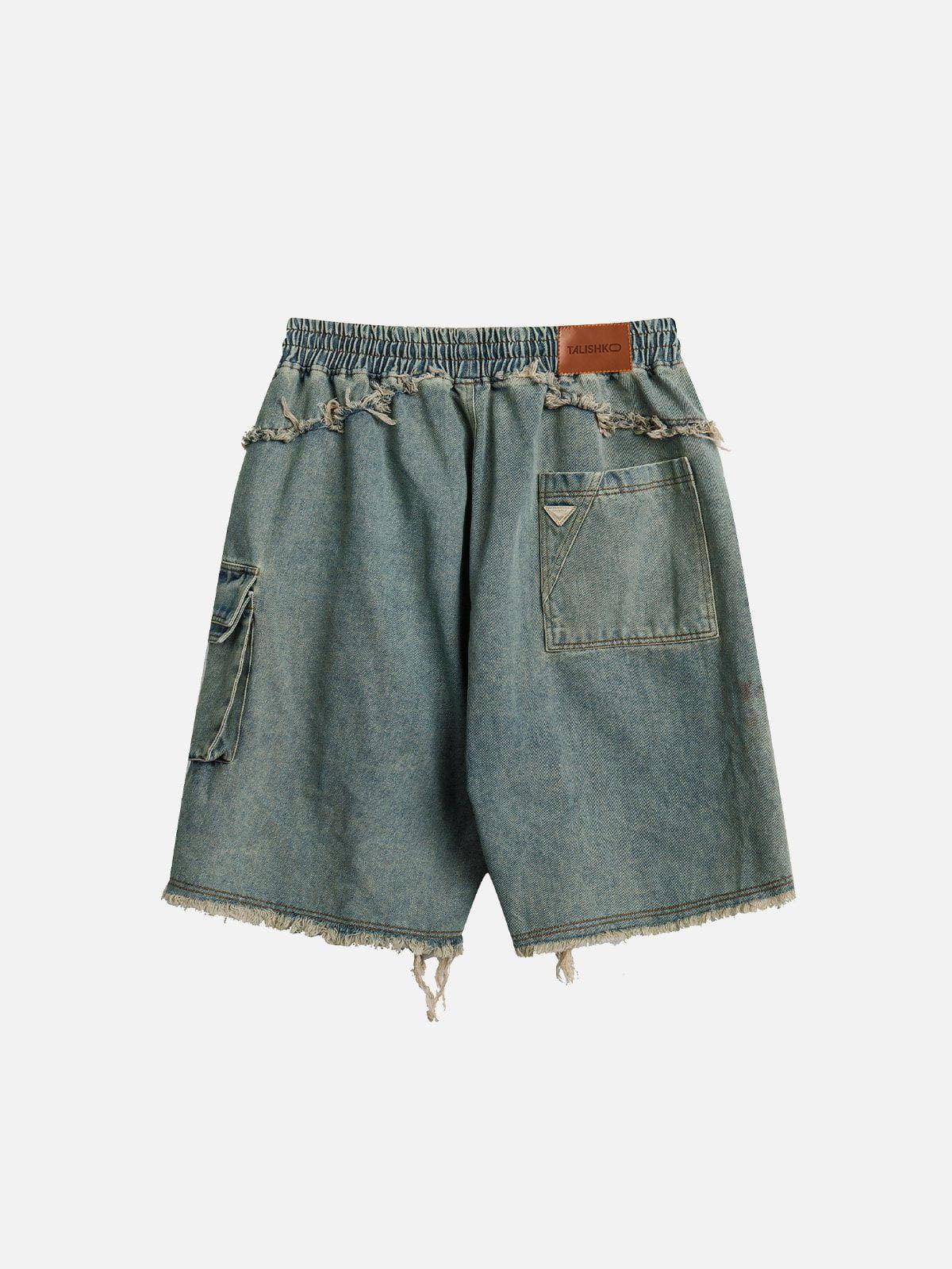 Concert Outfit Washed Fringe Jorts