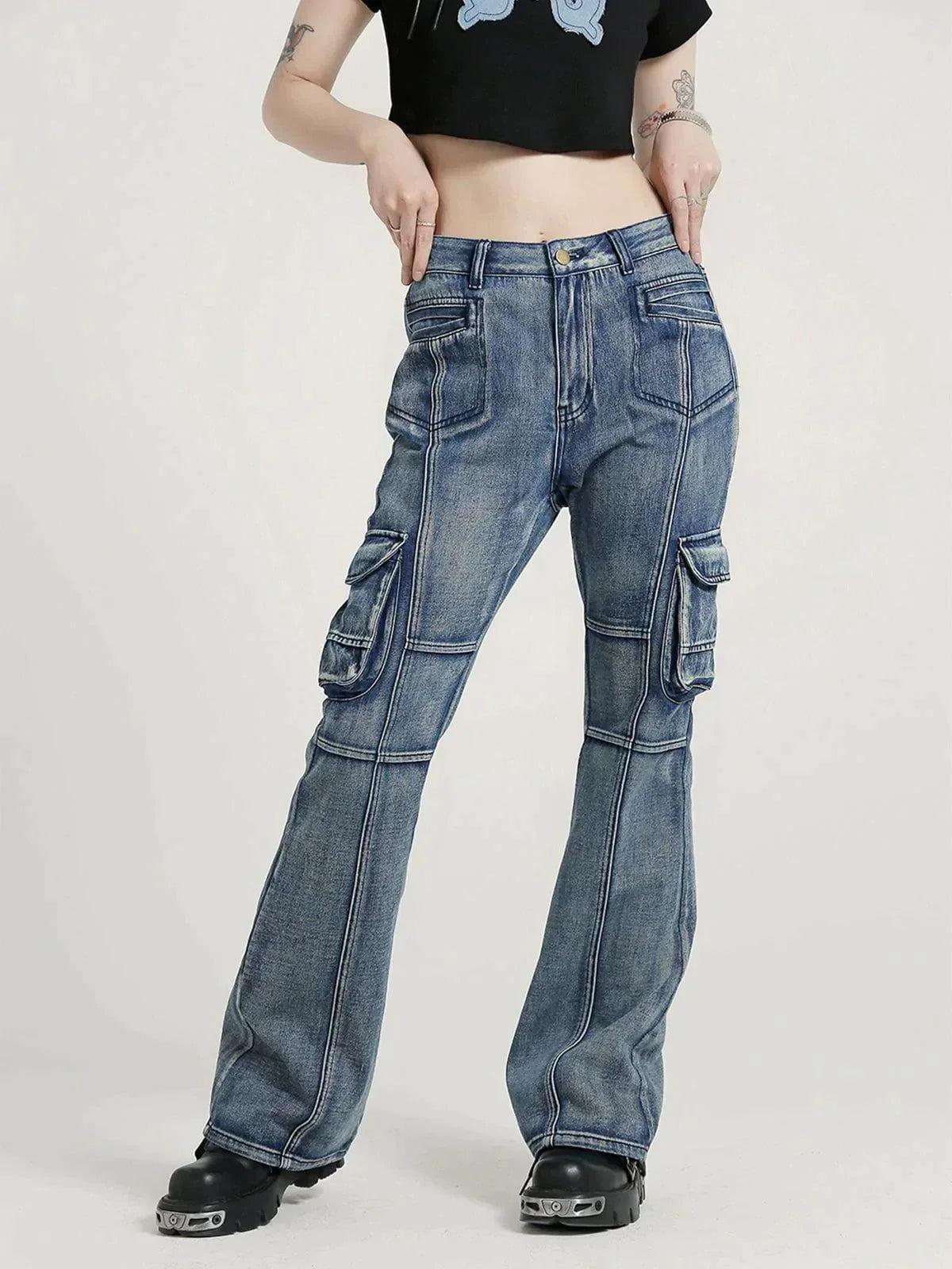 Concert Outfit Washed Old Slim Fit Jeans