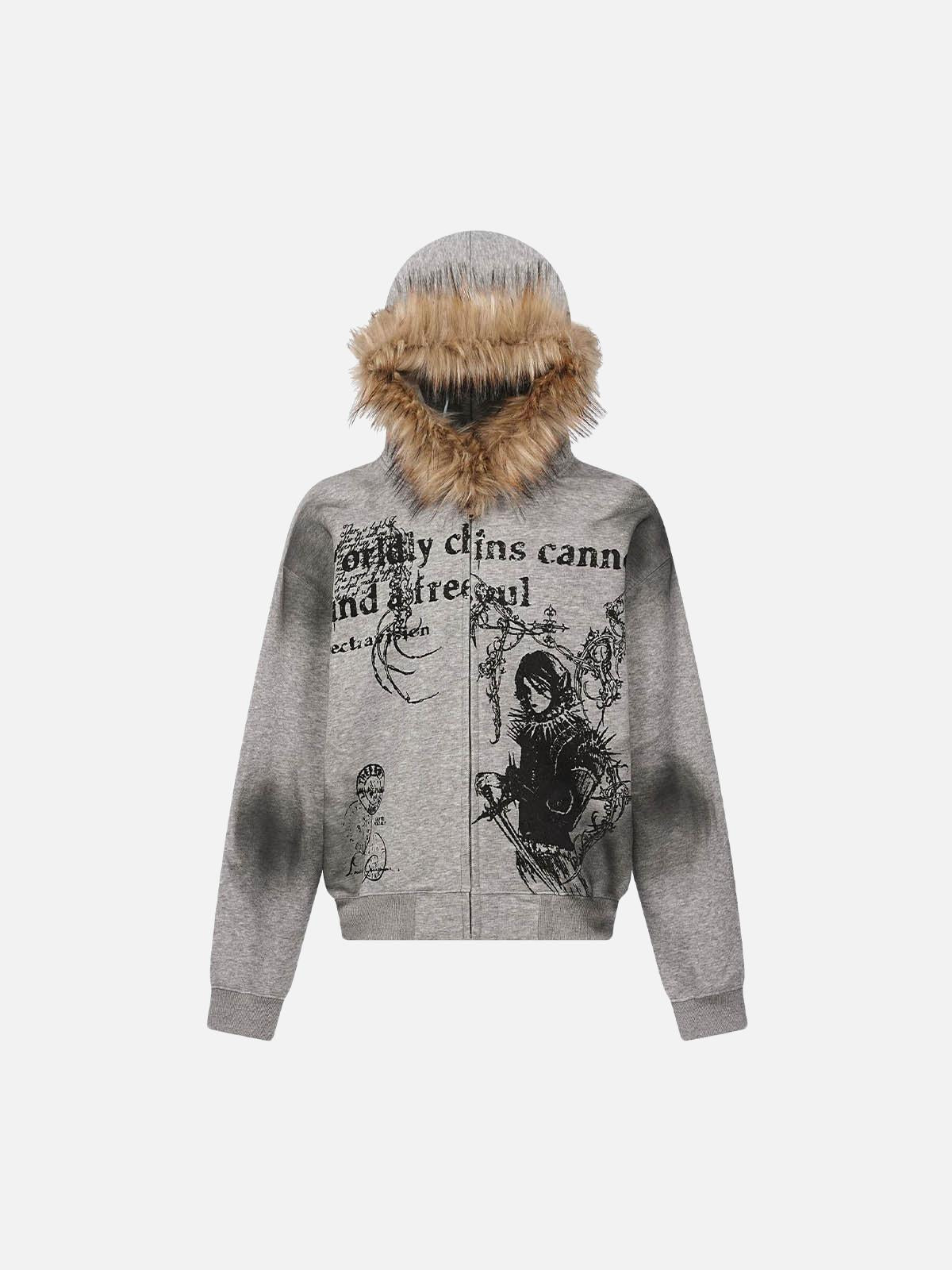 Concert Outfit Wasteland Zip-Up Cardigan