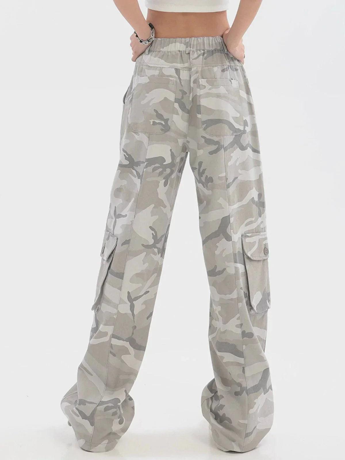 Concert Outfit Wide-Leg Straight-Leg Cargo Pants