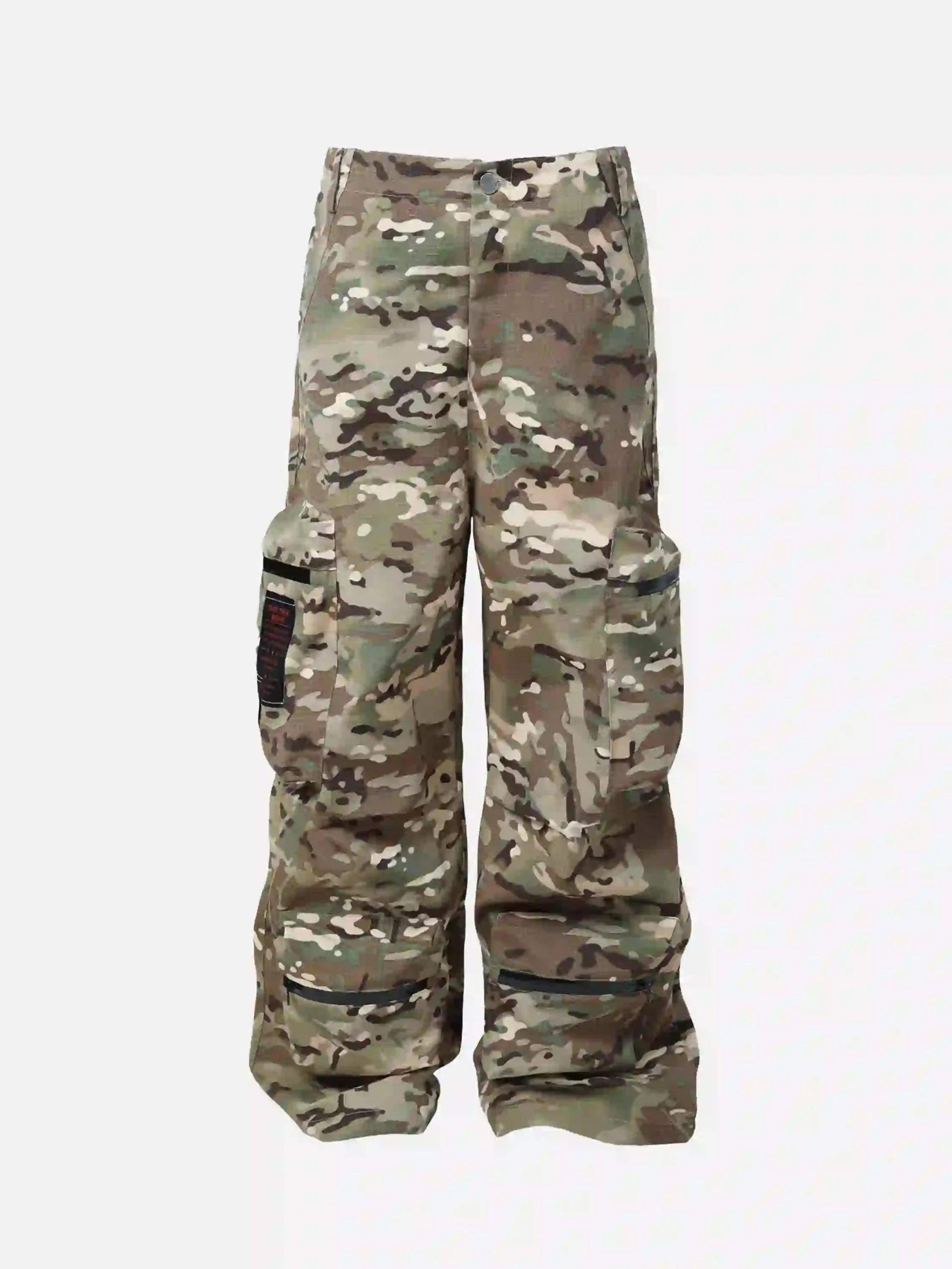 Concert Outfit Workwear Camouflage Hip-Hop Street Casual Pants